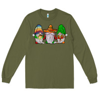 Army Green mexican gnomies Long Sleeve Tee - JahusDesignShop
