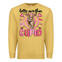 Antique Gold better aim than cupid Premium Sweatshirt - MaliasSmallBusiness