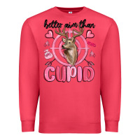 Cardinal better aim than cupid Premium Sweatshirt - MaliasSmallBusiness