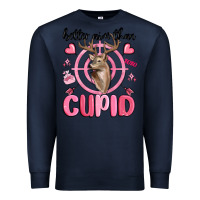 Navy better aim than cupid Premium Sweatshirt - MaliasSmallBusiness