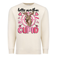 Sandshell better aim than cupid Premium Sweatshirt - MaliasSmallBusiness