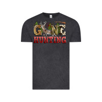 Vintage Black gone hunting Vintage Tee - Zillion Design Studio