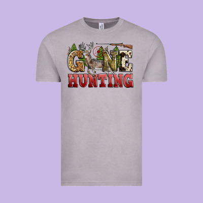 Gone Hunting Vintage Tee Designed By Zillion Design Studio
