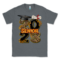 Charcoal Heather gold senıor 2023 Classic Tee - AdoDesignShop
