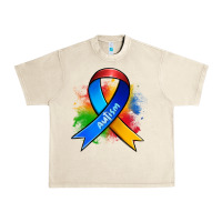 Sandshell autism ribbon Urban Heavy Tee - Zillion Design Studio