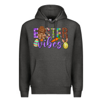 Charcoal Heather Easter Vibes Premium Hoodie - BundleAndBundleShop