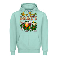 Seafoam new year party christmas coctail Zipper Hoodie - AdoDesignShop