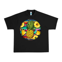 Black pineapple leopard Urban Heavy Tee - BarkalooDesign