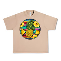 Burro pineapple leopard Urban Heavy Tee - BarkalooDesign