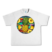 Lunar Rock pineapple leopard Urban Heavy Tee - BarkalooDesign
