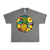 Tornado pineapple leopard Urban Heavy Tee - BarkalooDesign