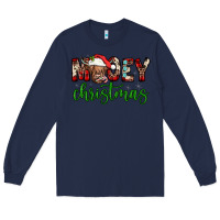 Navy mooey christmas Long Sleeve Tee - JahusDesignShop