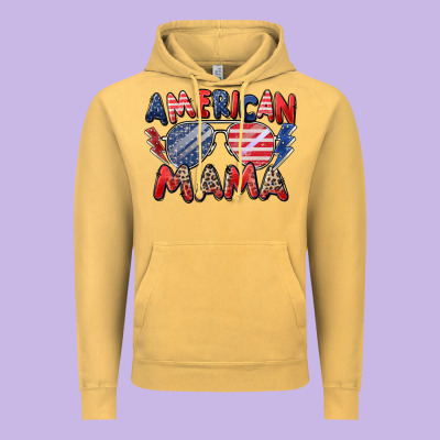 American Mama Vintage Hoodie Designed By Zillion Design Studio