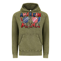 Vintage Olive American mama Vintage Hoodie - Zillion Design Studio