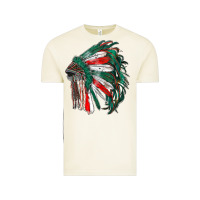 Vintage Arctic mexican flag indian headdress Vintage Tee - RanaPortraitStore