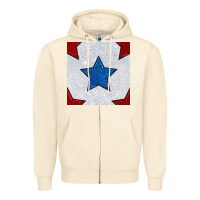 Sandshell Glitter 4th Of July Seamless Pattern Zipper Hoodie - BundleAndBundleShop
