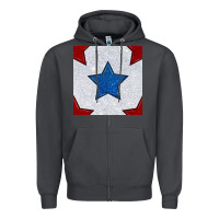 Smoke Glitter 4th Of July Seamless Pattern Zipper Hoodie - BundleAndBundleShop