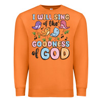 Carrot i will sing of the goodness of god Premium Sweatshirt - MaliasSmallBusiness