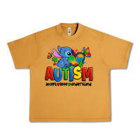 Peanut Butter autism stitch accept love understand Urban Heavy Tee - Zillion Design Studio