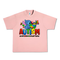 Salmon autism stitch accept love understand Urban Heavy Tee - Zillion Design Studio