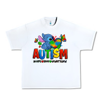 White autism stitch accept love understand Urban Heavy Tee - Zillion Design Studio