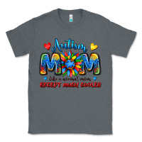 Charcoal Heather autism mom like a normal mom except much cooler Classic Tee - JahusDesignShop