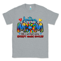 Heather Grey autism mom like a normal mom except much cooler Classic Tee - JahusDesignShop