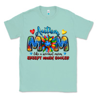 Seafoam autism mom like a normal mom except much cooler Classic Tee - JahusDesignShop