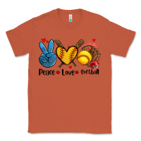 Copper peace love  softball Classic Tee - AdoDesignShop