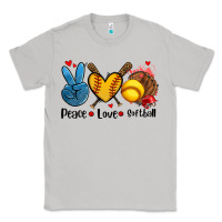 Moon Dust peace love  softball Classic Tee - AdoDesignShop