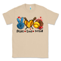 Mushroom peace love  softball Classic Tee - AdoDesignShop