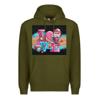 Army Green v.d love gnomes Premium Hoodie - AdoDesignShop