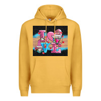 Mustard v.d love gnomes Premium Hoodie - AdoDesignShop