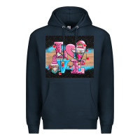 Navy v.d love gnomes Premium Hoodie - AdoDesignShop