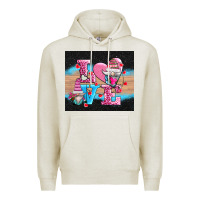 Oatmeal Heather v.d love gnomes Premium Hoodie - AdoDesignShop