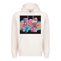 Pale Pink v.d love gnomes Premium Hoodie - AdoDesignShop