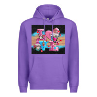 Purple v.d love gnomes Premium Hoodie - AdoDesignShop