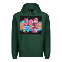 Sports Green v.d love gnomes Premium Hoodie - AdoDesignShop