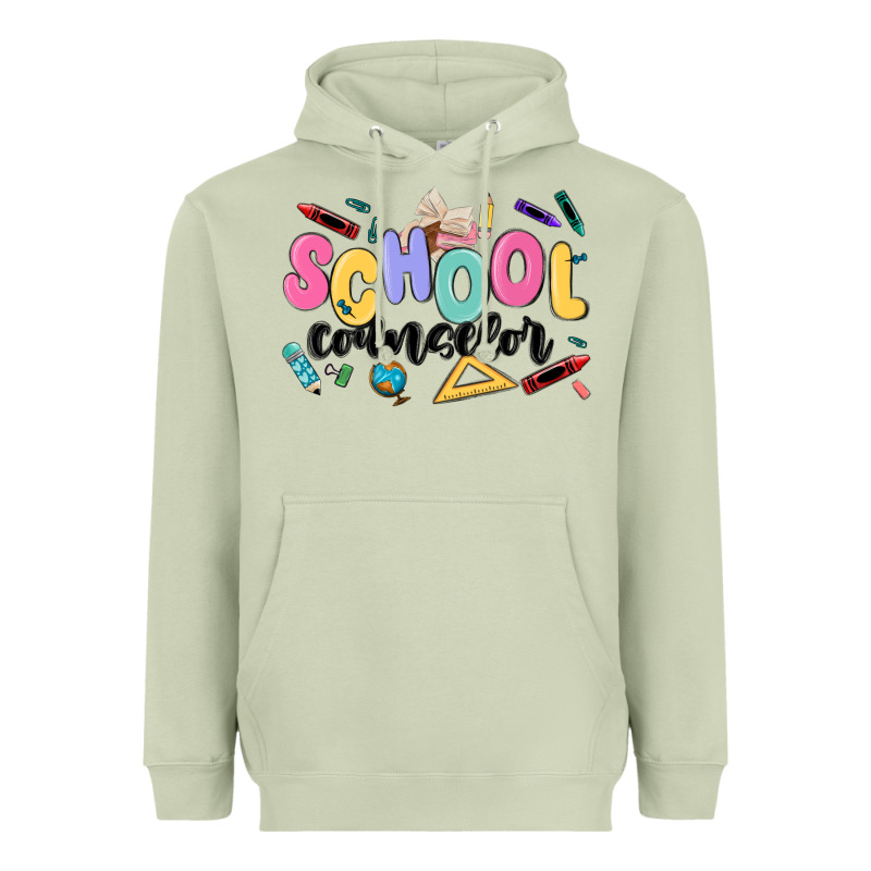 School Counselor Heavyweight Hoodie by MaliasSmallBusiness | Teevron
