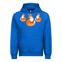 Cobalt Three Little Foxes IN Fox Family I Gift Urban Hoodie - Bettercallsaul