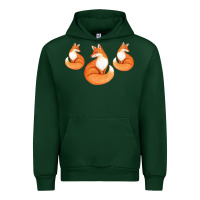 Forest Green Three Little Foxes IN Fox Family I Gift Urban Hoodie - Bettercallsaul