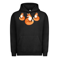 Pigment Black Three Little Foxes IN Fox Family I Gift Urban Hoodie - Bettercallsaul