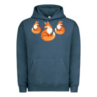 Pigment Midnight Navy Three Little Foxes IN Fox Family I Gift Urban Hoodie - Bettercallsaul