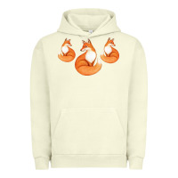 Pigment Pistachio Three Little Foxes IN Fox Family I Gift Urban Hoodie - Bettercallsaul
