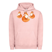 Pigment Salmon Three Little Foxes IN Fox Family I Gift Urban Hoodie - Bettercallsaul