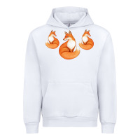 White Three Little Foxes IN Fox Family I Gift Urban Hoodie - Bettercallsaul