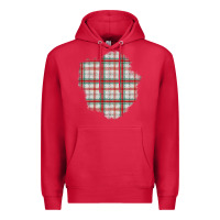 Cardinal Christmas Tartan Patch Premium Hoodie - BundleAndBundleShop