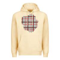 Pina Colada Christmas Tartan Patch Premium Hoodie - BundleAndBundleShop