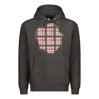 Smoke Christmas Tartan Patch Premium Hoodie - BundleAndBundleShop