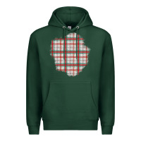 Sports Green Christmas Tartan Patch Premium Hoodie - BundleAndBundleShop